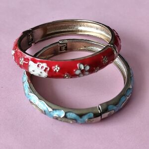 Kid's Open Bangle / Cute Colorful Bangles Lot of 2